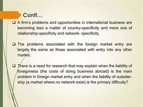 Industry and country specificity