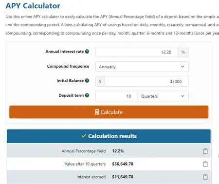 Initial Balance and Deposit