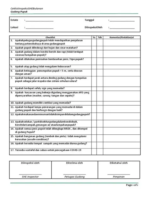 Inspeksi: Memastikan Kualitas dan Keamanan di Berbagai Industri