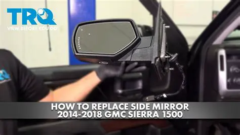 Install side mirrors on both sides