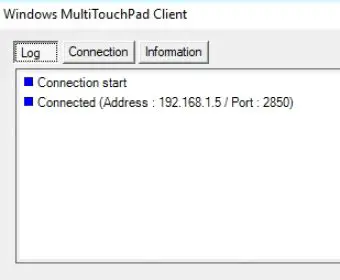 Install the MultiTouchPad Client Software