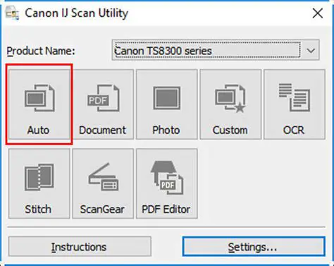 Install the Scanning Utility