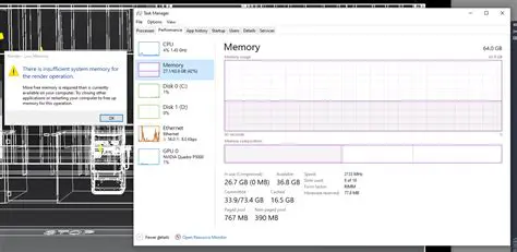 Insufficient system memory