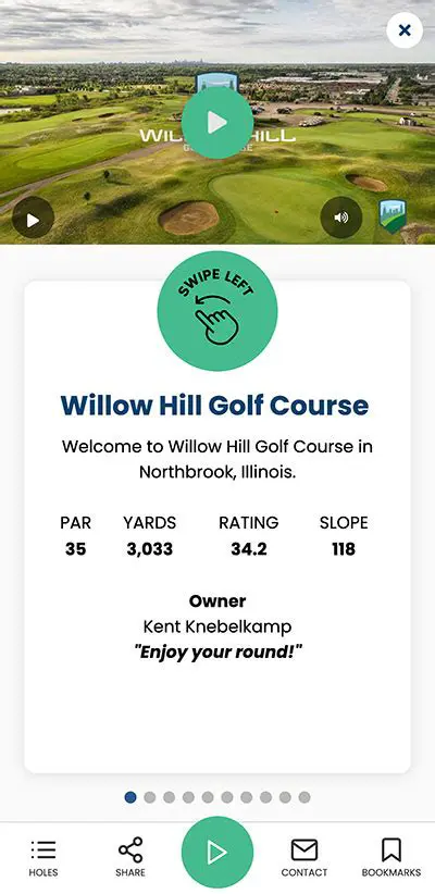 Interactive Golf Course Directory