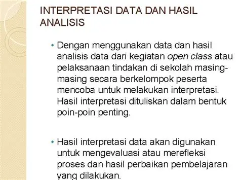 Interpretasi Hasil Analisis