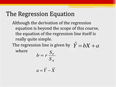 Interpretation of the Regression Equation