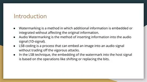 Introduction to Digital Audio Watermarking