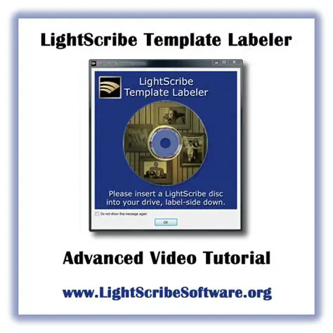 Introduction to LightScribe Template Labeler