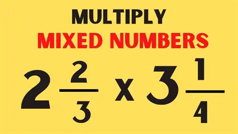 Introduction to Multiplying Mixed Numbers