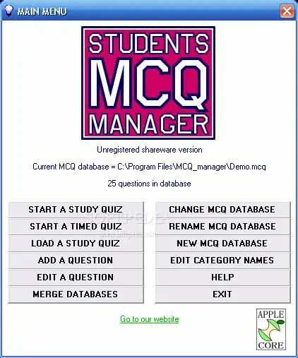 Introduction to Students MCQ Manager