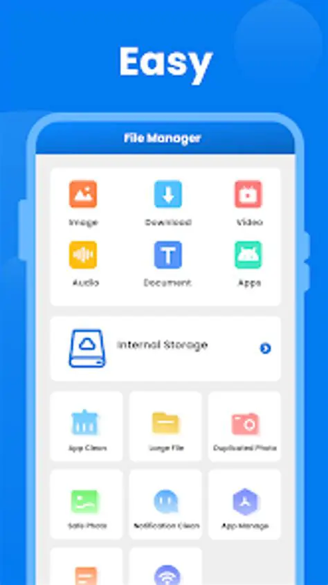 Intuitive File Manager Interface