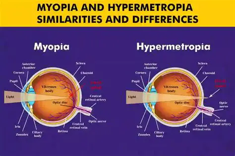 Investigate the relationship between pupil size and myopia in different age groups