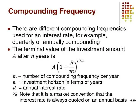 Investigating the effects of different compounding frequencies on interest rates