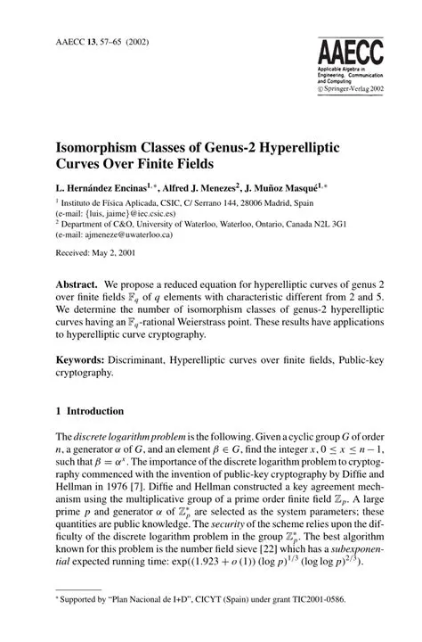 Isomorphism of Hyperelliptic Curves