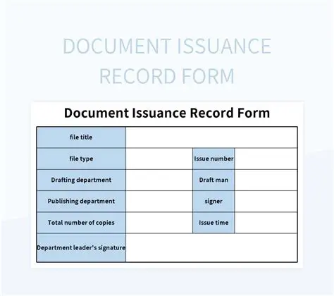 Issuance of Expenditure Documents