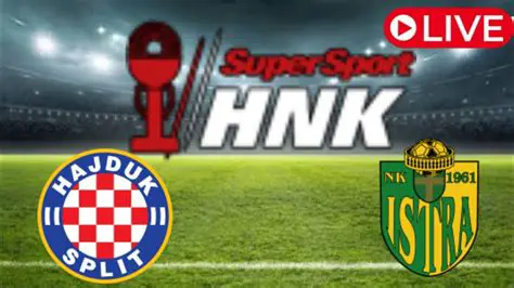 Istra 1961 vs. Hajduk Split: A Riveting Encounter in Croatian Football