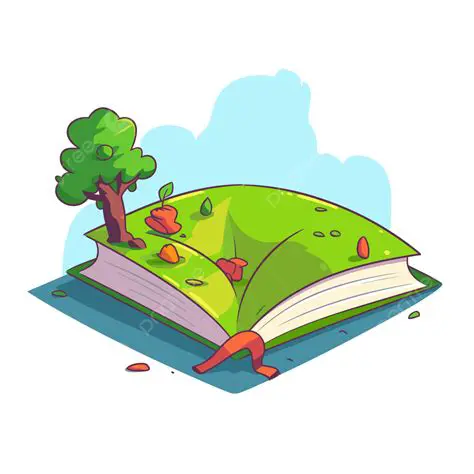 Jika ilustrasi menampilkan sebuah buku dan sebuah pohon