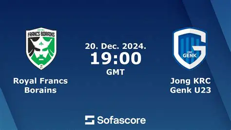 Jong Genk vs. Francs Borains: Een Wedstrijd Vol Spanning in de Challenger Pro League