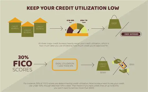 Keep credit utilization low