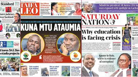 Kenya Newspapers Today: Your Guide to the Latest News in PDF Format