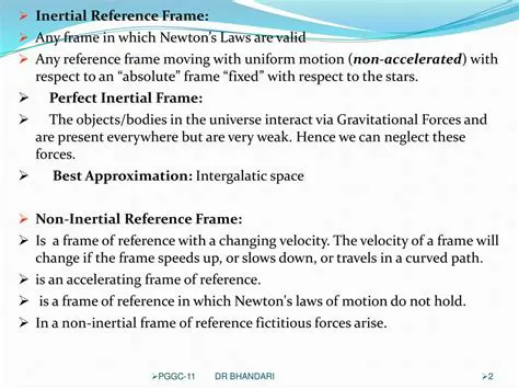 Key Characteristics of an Inertial Frame