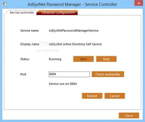 Key Components of AdsysNet Password Manager