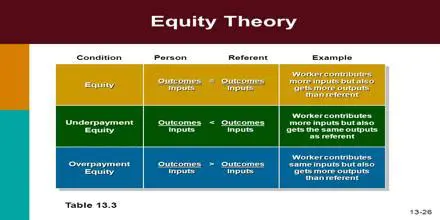 Key Components of Equity Theory