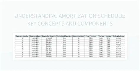 Key Components of the Amortization Schedule