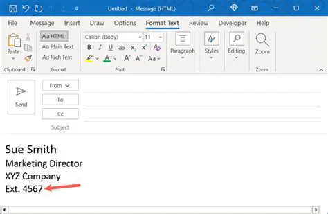Key Details to Include in the Email