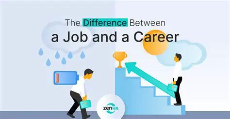 Key Differences Between a Job and a Career