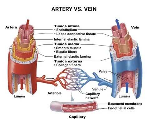 Key Differences between Arteries and Veins