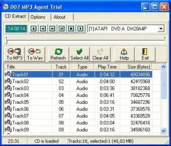 Key Features of 007 MP3 Agent