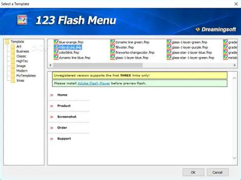 Key Features of 123 Flash Menu
