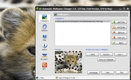Key Features of A1 Automatic Wallpaper Changer