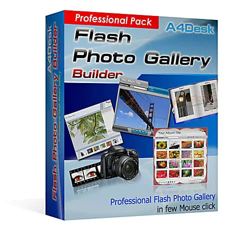 Key Features of A4Desk Flash Photo Gallery Builder