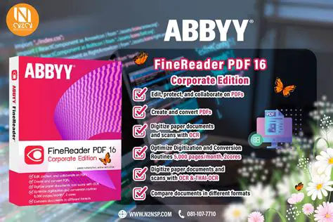 Key Features of ABBYY FineReader Corporate Edition