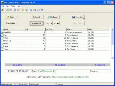 Key Features of ABC Amber DBF Converter