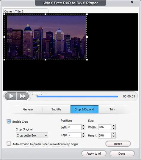 Key Features of Abcc Free DVD to DIVX AVI FLV WMV MPEG Ripper