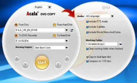 Key Features of Acala DVD Copy
