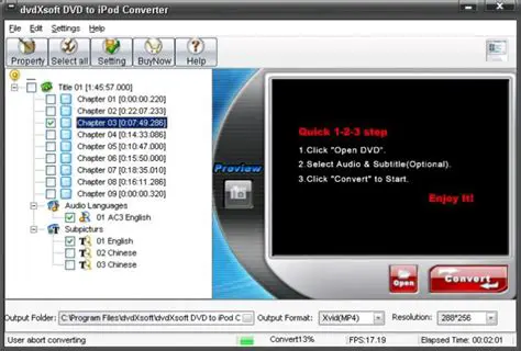 Key Features of Accelerate DVD to iPod Converter
