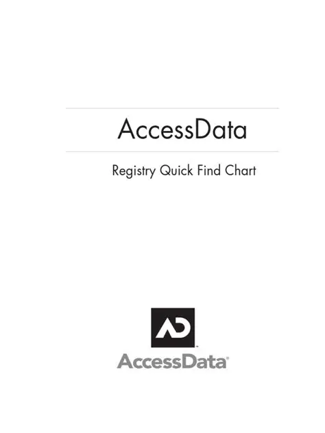 Key Features of AccessData Registry Viewer