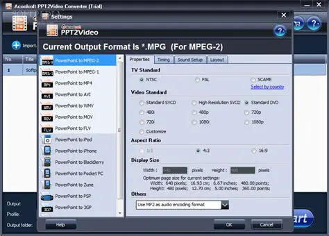 Key Features of Acoolsoft PPT2Video Converter