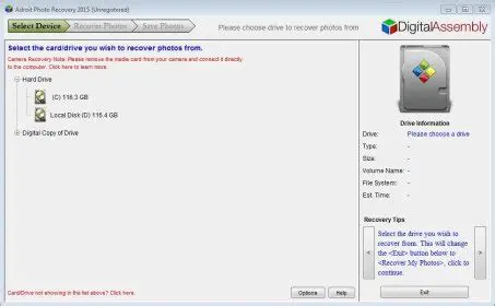 Key Features of Adroit Photo Recovery 2015