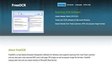 Key Features of Advanced OCR Free