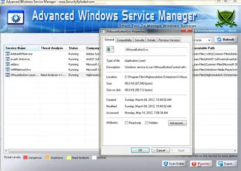 Key Features of Advanced Win Service Manager