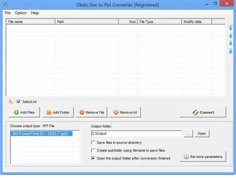 Key Features of Ailt RTF DOC to PPT Converter
