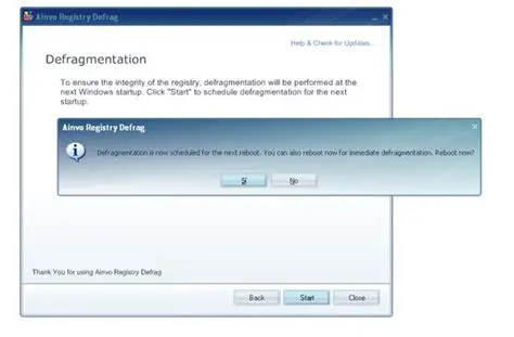 Key Features of Ainvo Registry Defrag