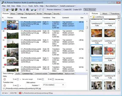 Key Features of AL Pictures Slideshow Studio