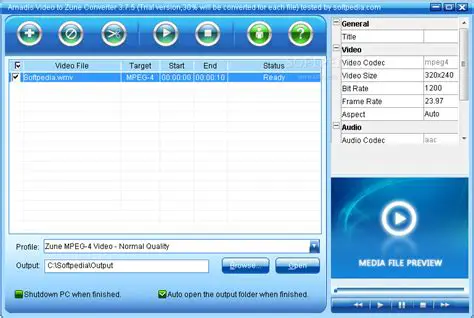 Key Features of Amadis DVD to Zune Converter
