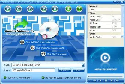 Key Features of Amadis Video to FLV Converter